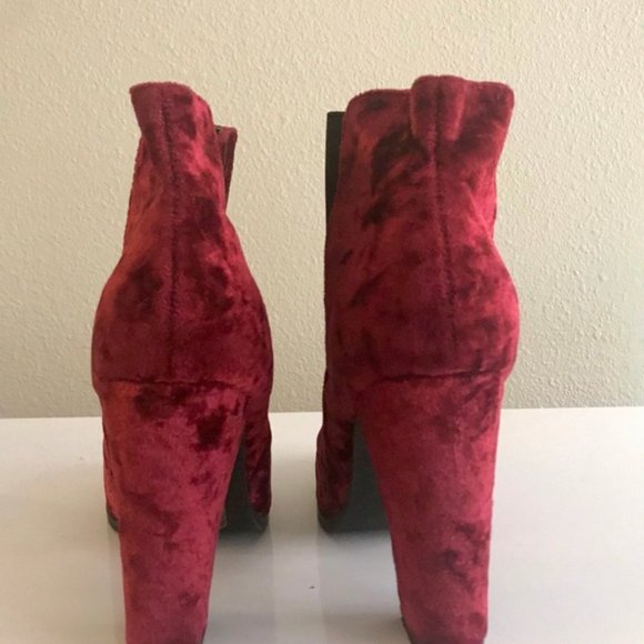Red Velvet Booties - Picture 5 of 8